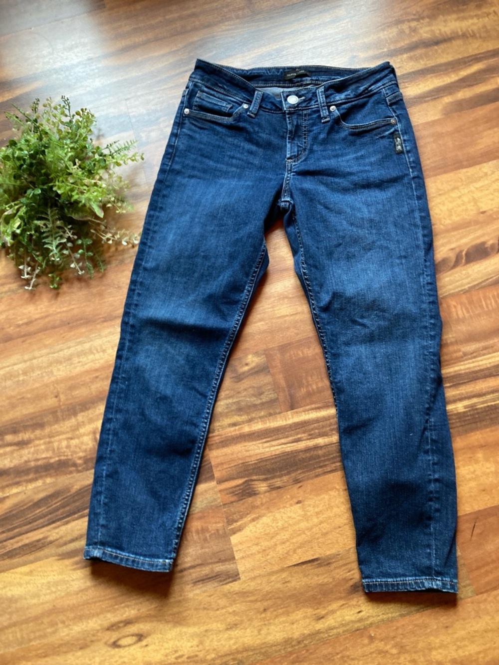 Silver Jeans Size 27 Suki Skinny Crop Jeans